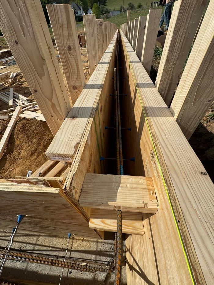 Concrete footings